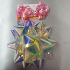 Best Rainbow Pattern Ribbons And Bows 4 Inch Diameter Big Size Star Bow for sale