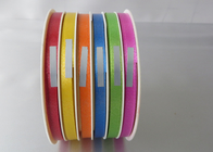 China Beautiful 4 / 6 channel wrapping ribbon 5mm , 10mm width for mixed color products packing distributor