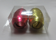 China 5mm X 10m Matt metallic printed Curling Ribbon Egg , solid Embossed Ribbon distributor