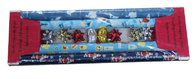 China Fancy Gift Wrapping Paper Set With Bow And Ribbon for Christmas Wedding Party distributor