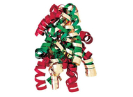 Best Red , Green , White Color Combinations Curling Ribbon Bow , PP Metallic curled ribbon for sale