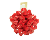 Best Lacquer Medium Size Outdoor Christmas Gift Bow 5.5 Inch Diameter Red Yellow Green for sale