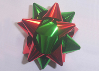 China Multi material and colors gift decoration star bow christmas decoration 2” - 4" distributor