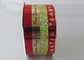 4 Channel multi color premium ribbon Roll 10mm width , PP printed , Solid and metalic ribbon supplier