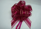 Organza pull bow ribbon with Long Tulle Tails for Wedding Party Bridal Gift Wrapping supplier