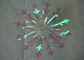 Christmas wrapping and Decorative 4" Snowflake fireworks Bow with PVC Ribbon supplier