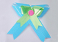 Plastic tie christmas ribbon bow with elastic for gift , candy , chocolate packaging supplier