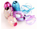 Colorful And Fashionable Indoor Decoration Christmas Ribbon Egg with PP gold line supplier
