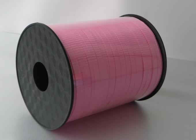 Rose Color PP Solid Crimped Curling Ribbon for gift wrapping 3 / 16" X 500y