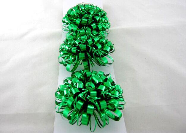 Silver Green Yellow Hand made Fancy Bows for Gift packing and Christmas decoration