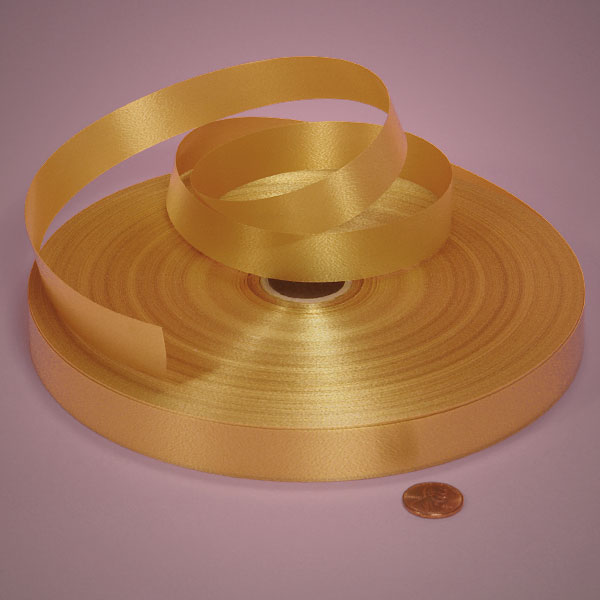 Bulk Packing PP Solid Plain Ribbon Spools For Celebrate And Wedding
