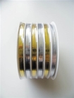China Crimpled Metallic Metallic Curling Ribbon Roll 5mm 6m Ribbon Spool Packed With Shrink Film distributor
