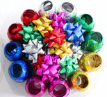 China Plastic Ribbon Confetti Star Bow Satin Curling Ribbon Egg For Decoration distributor