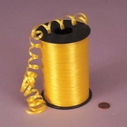 China PP Solid Embossed Yellow green Curling Ribbon 5mm X 500y  for gift decoration distributor