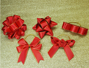 China 3Inch Personalized Tie satin ribbon bow , Floral , Elastic , twist tie gift bow distributor