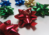 Best 2.5” Diameter gift wrap and bows , Multi metallic pom pom bow for Festival Decoration for sale