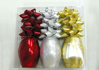 China Mixed Ribbon egg and ribbon star bow set for Christmas packing and products promotion distributor