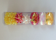 China Gold , silver , red Gift Wrap Ribbon Set , PET and Iridescent egg and fancy star bow distributor