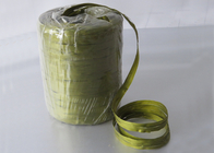 Best 8mm X 200y , 15mm * 200Y Green Plastic Ribbon with PP double sides matt printed ribbon for sale