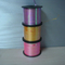 Rain Bow Crimped Ribbon 250Y Length 5mm Width For Restaurants / Gift Stores supplier