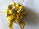 Plastic Star Pom Pom Ribbon Bow For Holiday Decoration / Glitter Present Bows supplier