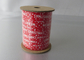 White and Red Wide Christmas Curling Ribbon Spool with PP Laminagted Printed 130U supplier