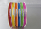 Beautiful 4 / 6 channel wrapping ribbon 5mm , 10mm width for mixed color products packing supplier