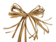 cheap Gift package paper pretied raffia ribbon bow Tie / tie christmas ribbon bow