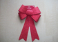cheap Metallic PVC Holiday Decoration Ribbon Bow Tie , wrapping glitter ribbon bow