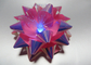 Transparent LED Glowing gift ribbon flower bows with LED light for celebration party supplier
