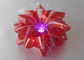 Iridescent film Optical Fiber LED Ribbon Bow , 3.75" Lighting LED Gift Bow supplier