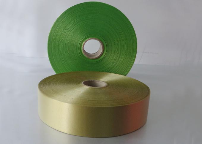 28mm Width Polypropylene jumbo ribbon roll 100 yards per roll for Holiday and Christmas gift wrap