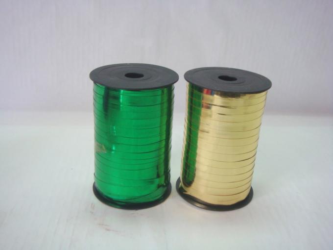 Metallic Green Crimped Curly Ribbon Gift Packing Curled Ribbon
